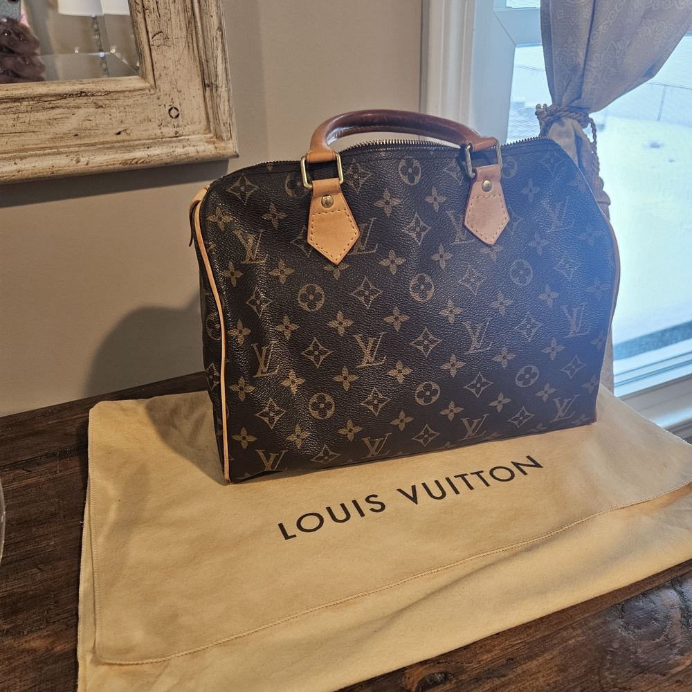 Louis Vuitton Speedy Monogram Canvas Handbag - Picture 2 of 9